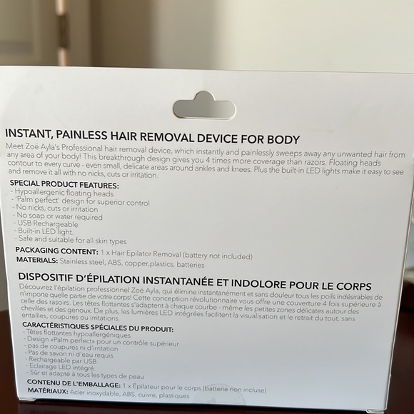Zoe ayla hair removal Clearance